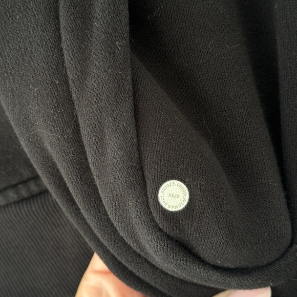 LULULEMON Scuba Half Zip Black Sweatshirt XS/S - Picture 6 of 7